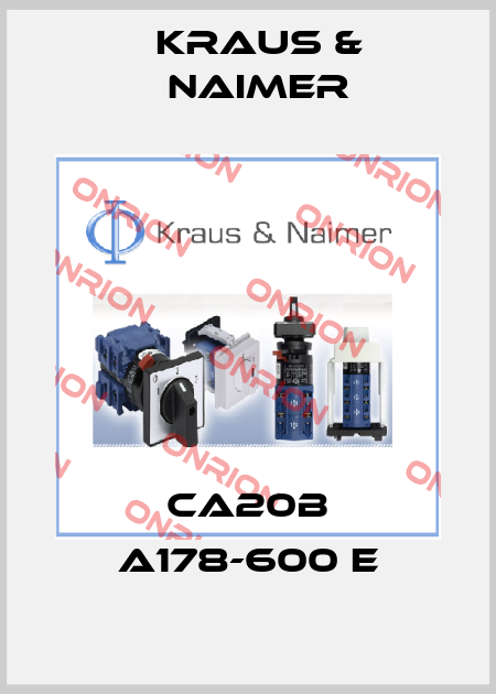 CA20B A178-600 E Kraus & Naimer