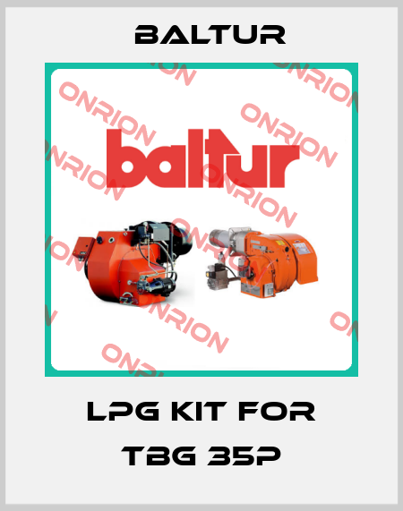 LPG kit for TBG 35P Baltur