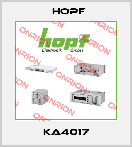 KA4017 Hopf