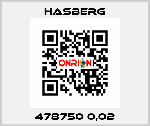 478750 0,02 Hasberg