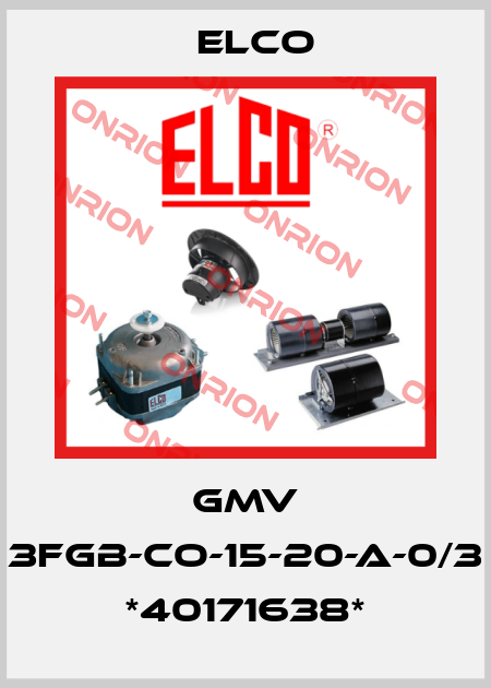 GMV 3FGB-CO-15-20-A-0/3 *40171638* Elco