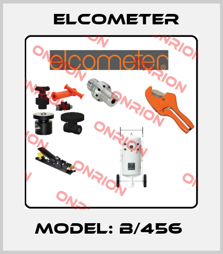 model: B/456  Elcometer