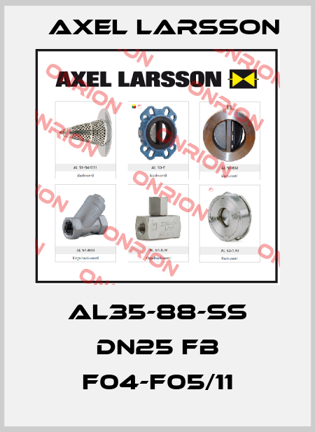 AL35-88-SS DN25 FB F04-F05/11 AXEL LARSSON