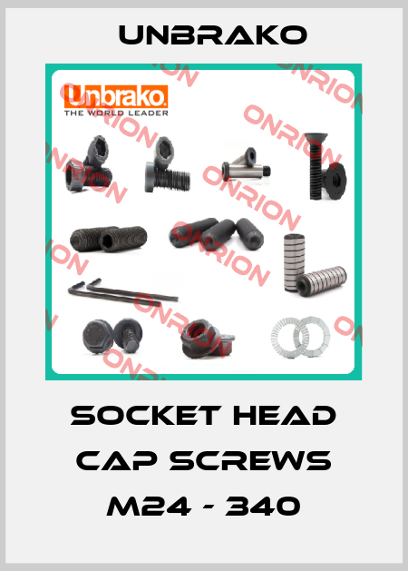 SOCKET HEAD CAP SCREWS M24 - 340 Unbrako