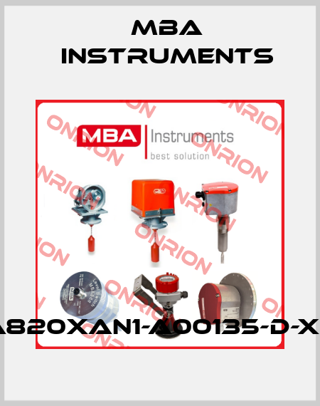 MBA820XAN1-A00135-D-XXXX MBA Instruments