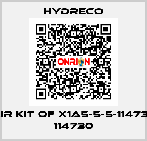 REPAIR KIT OF X1A5-5-5-114730-1C / 114730 HYDRECO