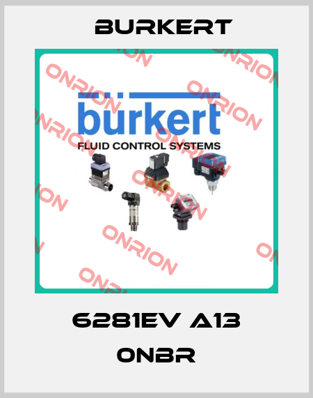 6281EV A13 0NBR Burkert