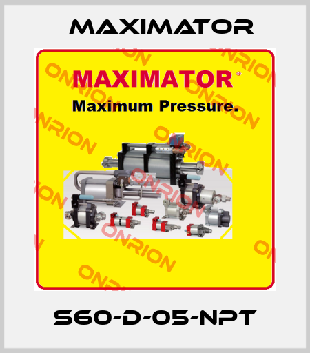 S60-D-05-NPT Maximator