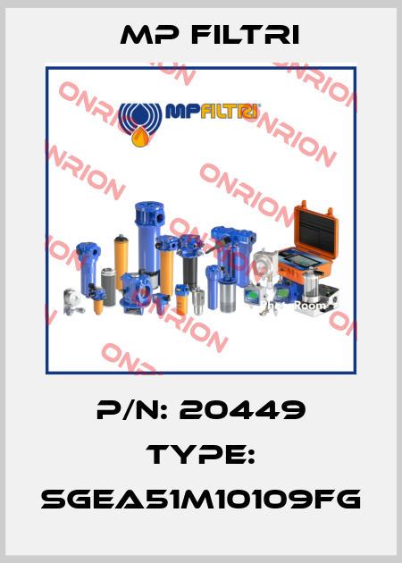 P/N: 20449 Type: SGEA51M10109FG MP Filtri