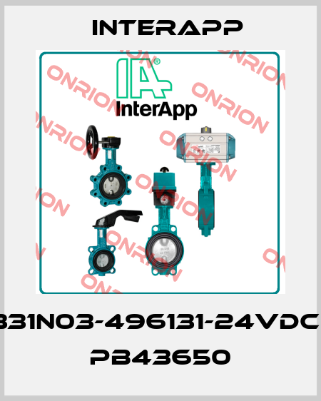 331N03-496131-24VDC+ PB43650 InterApp