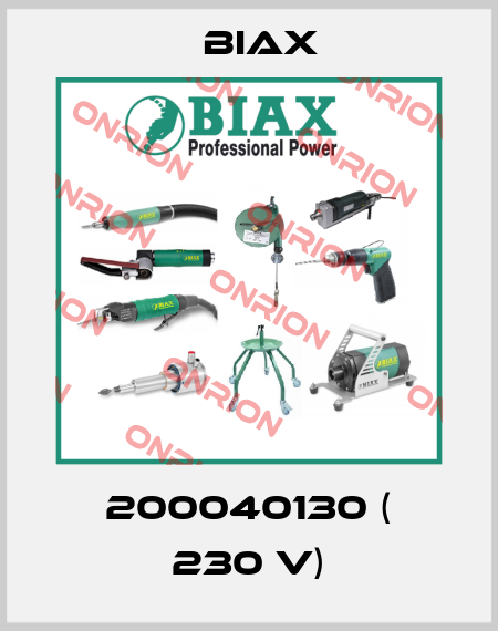 200040130 ( 230 V) Biax