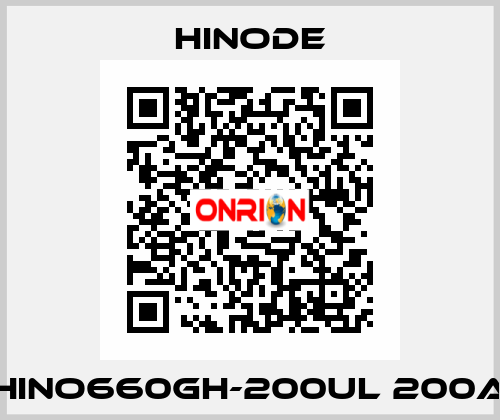 HINO660GH-200UL 200A HINODE