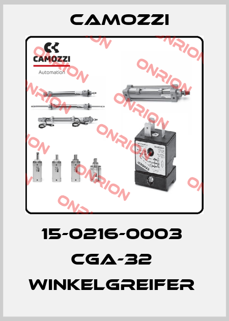 15-0216-0003  CGA-32  WINKELGREIFER  Camozzi