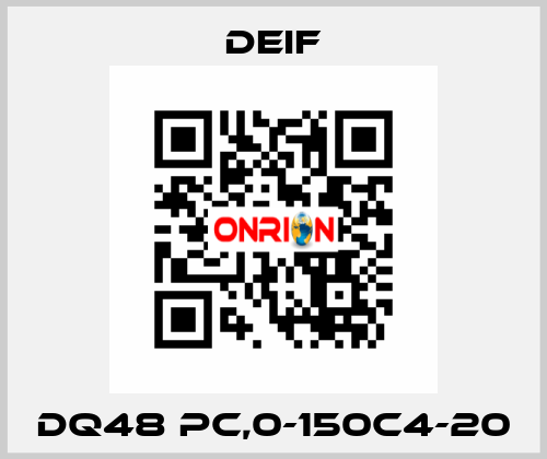 DQ48 PC,0-150C4-20 Deif