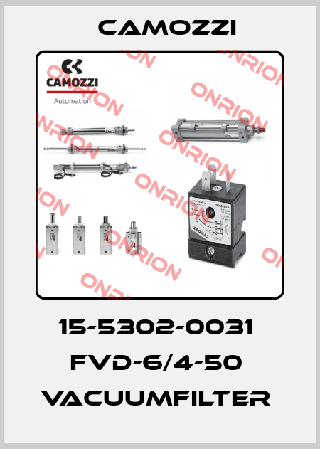 15-5302-0031  FVD-6/4-50  VACUUMFILTER  Camozzi