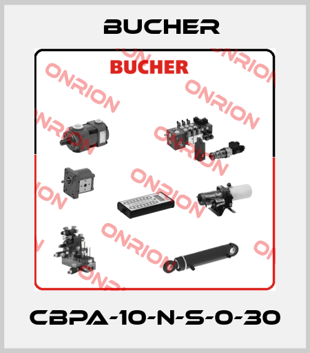 CBPA-10-N-S-0-30 Bucher