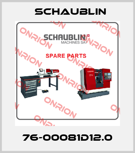 76-00081D12.0 Schaublin
