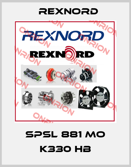  SPSL 881 MO K330 HB Rexnord