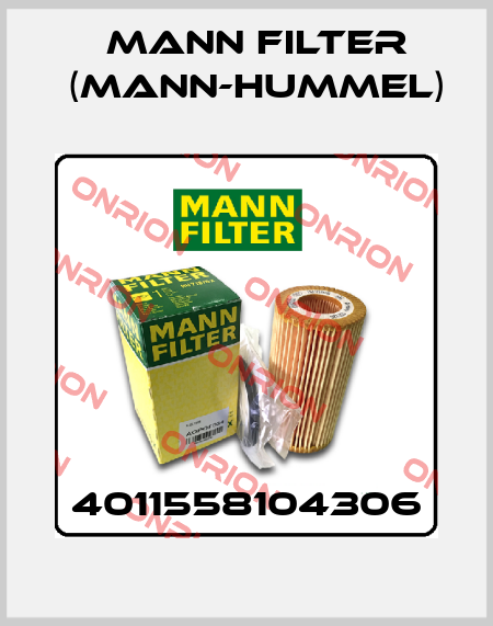 4011558104306 Mann Filter (Mann-Hummel)