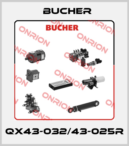 QX43-032/43-025R Bucher