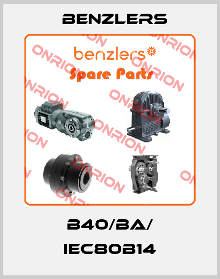 B40/BA/ IEC80B14 Benzlers