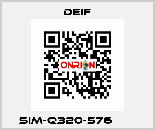 SIM-Q320-576В АС Deif