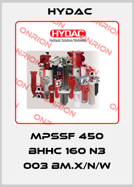 MPSSF 450 BHHC 160 N3 003 BM.X/N/W Hydac