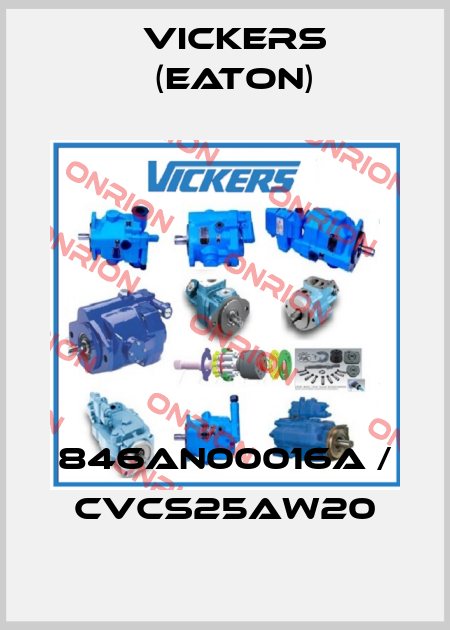 846AN00016A / CVCS25AW20 Vickers (Eaton)