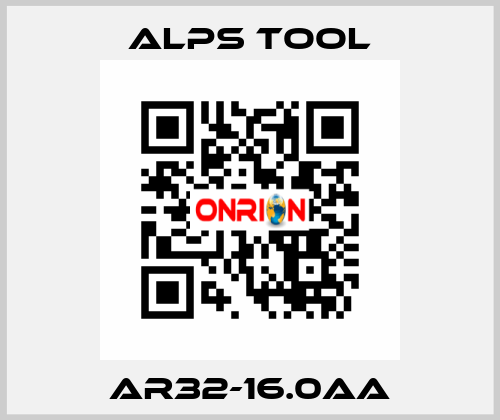 AR32-16.0AA ALPS TOOL