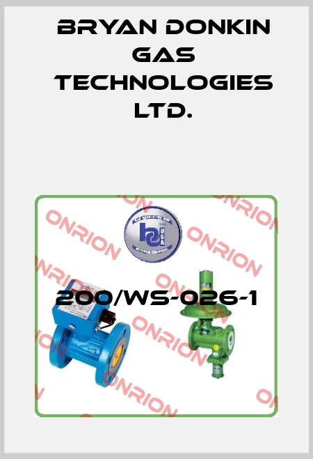 200/WS-026-1 Bryan Donkin Gas Technologies Ltd.
