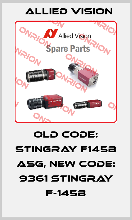 old code: Stingray F145B ASG, new code: 9361 Stingray F-145B Allied vision