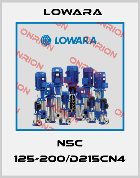 NSC 125-200/D215CN4 Lowara