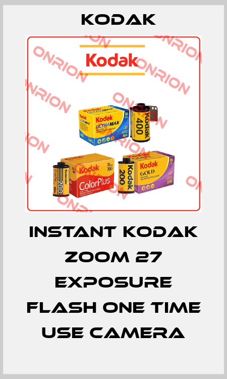 Instant Kodak Zoom 27 Exposure Flash One time Use Camera Kodak