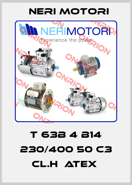 T 63B 4 B14 230/400 50 C3 CL.H  ATEX  Neri Motori