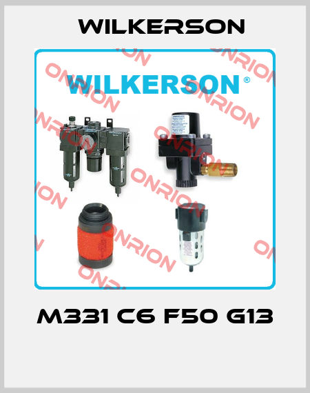 M331 C6 F50 G13  Wilkerson
