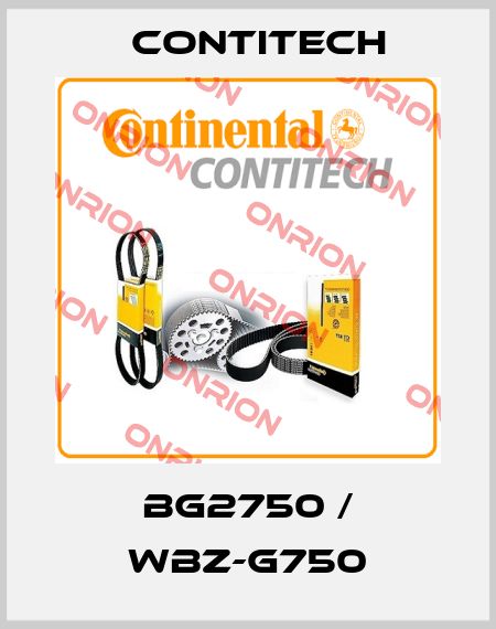 BG2750 / WBZ-G750 Contitech