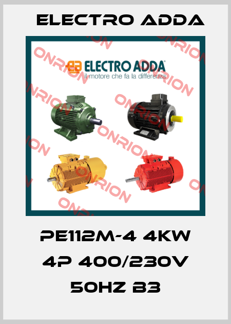 PE112M-4 4kW 4P 400/230V 50Hz B3 Electro Adda