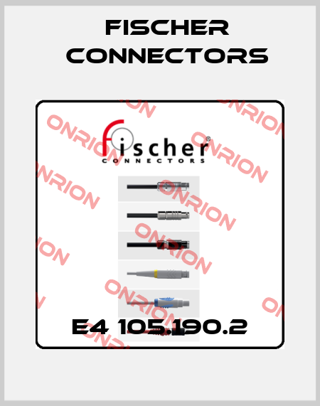 E4 105.190.2 Fischer Connectors