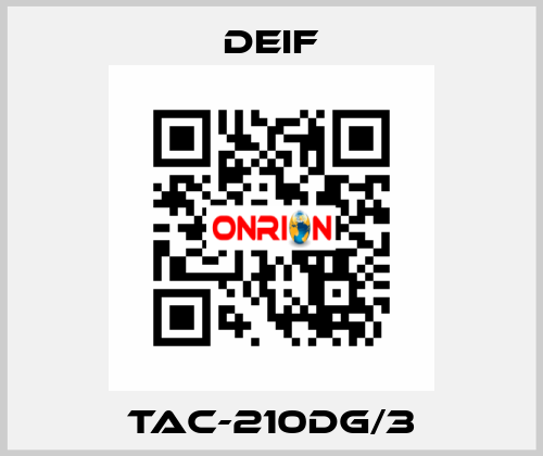 TAC-210DG/3 Deif