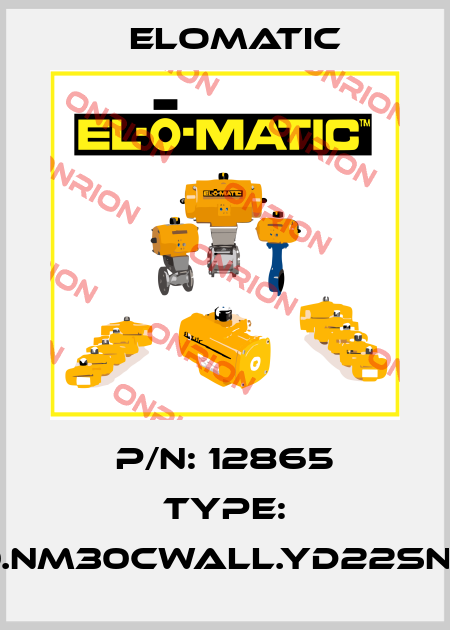 P/N: 12865 Type: FS0350.NM30CWALL.YD22SNA.00XX Elomatic