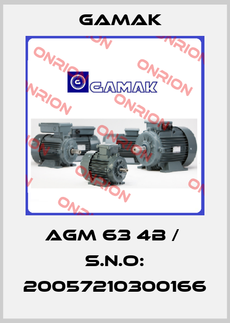 AGM 63 4b /  S.N.O: 20057210300166 Gamak
