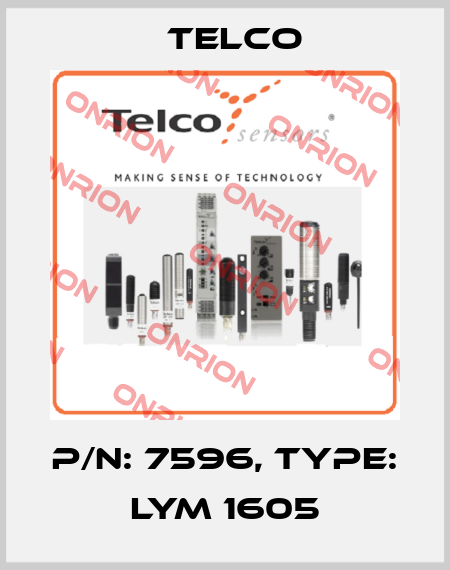 p/n: 7596, Type: LYM 1605 Telco