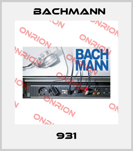 931 Bachmann