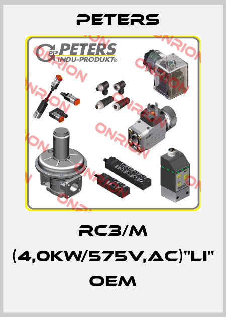 RC3/M (4,0kW/575V,AC)"Li" OEM Peters