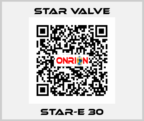 STAR-E 30 Star Valve