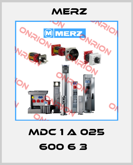 MDC 1 A 025 600 6 3   Merz