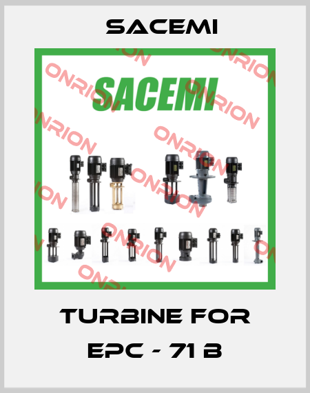 turbine for EPC - 71 B Sacemi