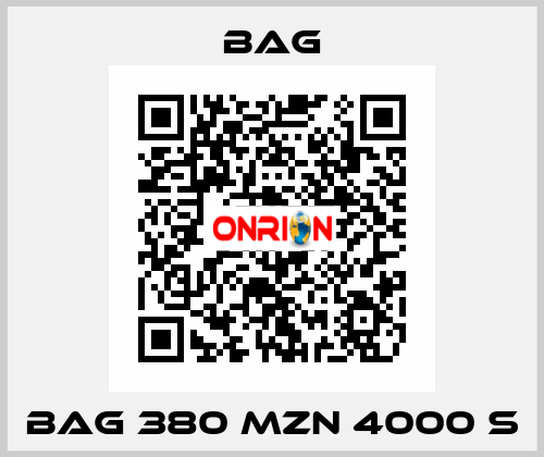 BAG 380 MZN 4000 S Bag