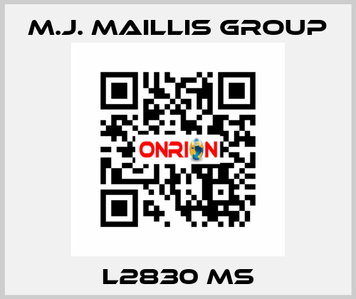 L2830 MS M.J. MAILLIS GROUP