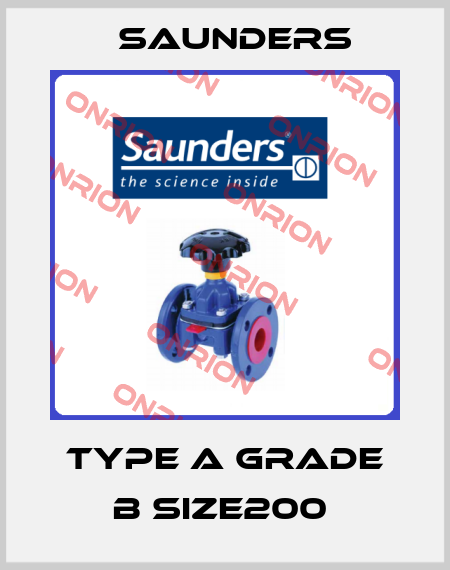 TYPE A GRADE B SIZE200  Saunders
